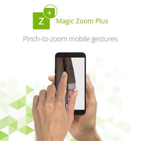 Magnified image with magic zoom plus